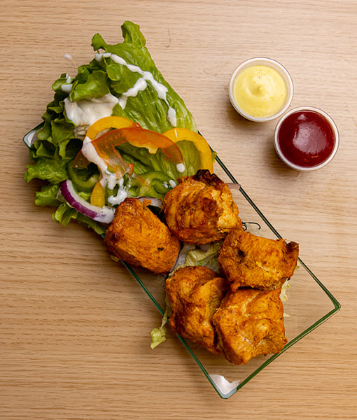 Poulet Tikka - Blancs de poulet mariné grillé Goa Fast Food Grenoble